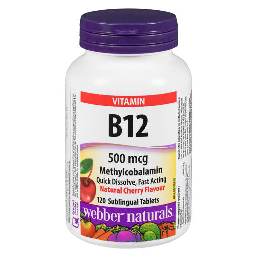 Webber Vitamin B12 500mcg 120 - DrugSmart Pharmacy