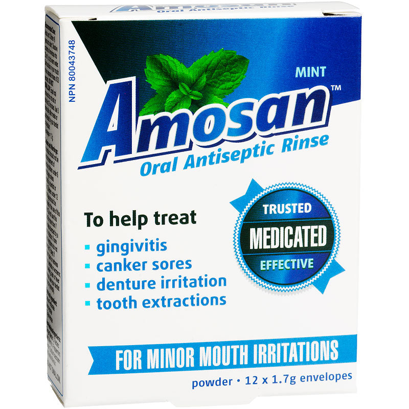 Amosan Oral Antiseptic Rinse - DrugSmart Pharmacy