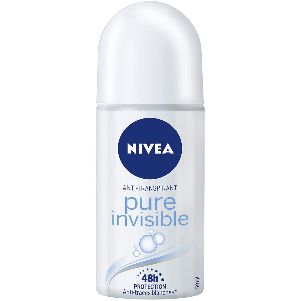 Nivea Anti Perspirant Invisible Bk Roll-On Pure 50ml - DrugSmart Pharmacy
