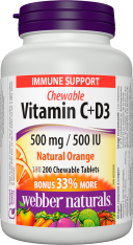 Webber Vitamin C/D3 Orange 150+50 Bonus - DrugSmart Pharmacy