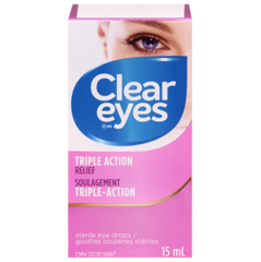 Clear Eyes Drops Triple Action 15ml - DrugSmart Pharmacy