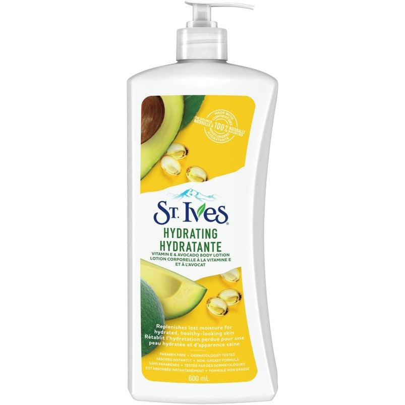 St. Ives Lotion Vitamin E Hydrating 600ml - DrugSmart Pharmacy