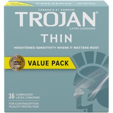 Trojan Thin Condoms 36 - DrugSmart Pharmacy