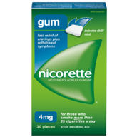 Nicorette Extreme Chill Mint 4mg Gum 30 - DrugSmart Pharmacy