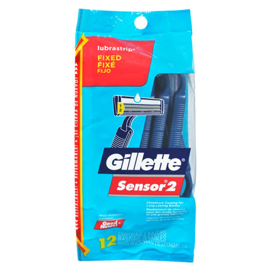 Gillette Sensor 2 Razor Disposable 12 - DrugSmart Pharmacy