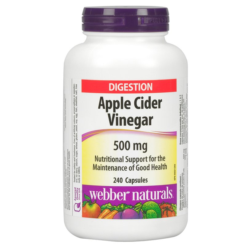 Webber Apple Cider Vinegar 500mg - DrugSmart Pharmacy