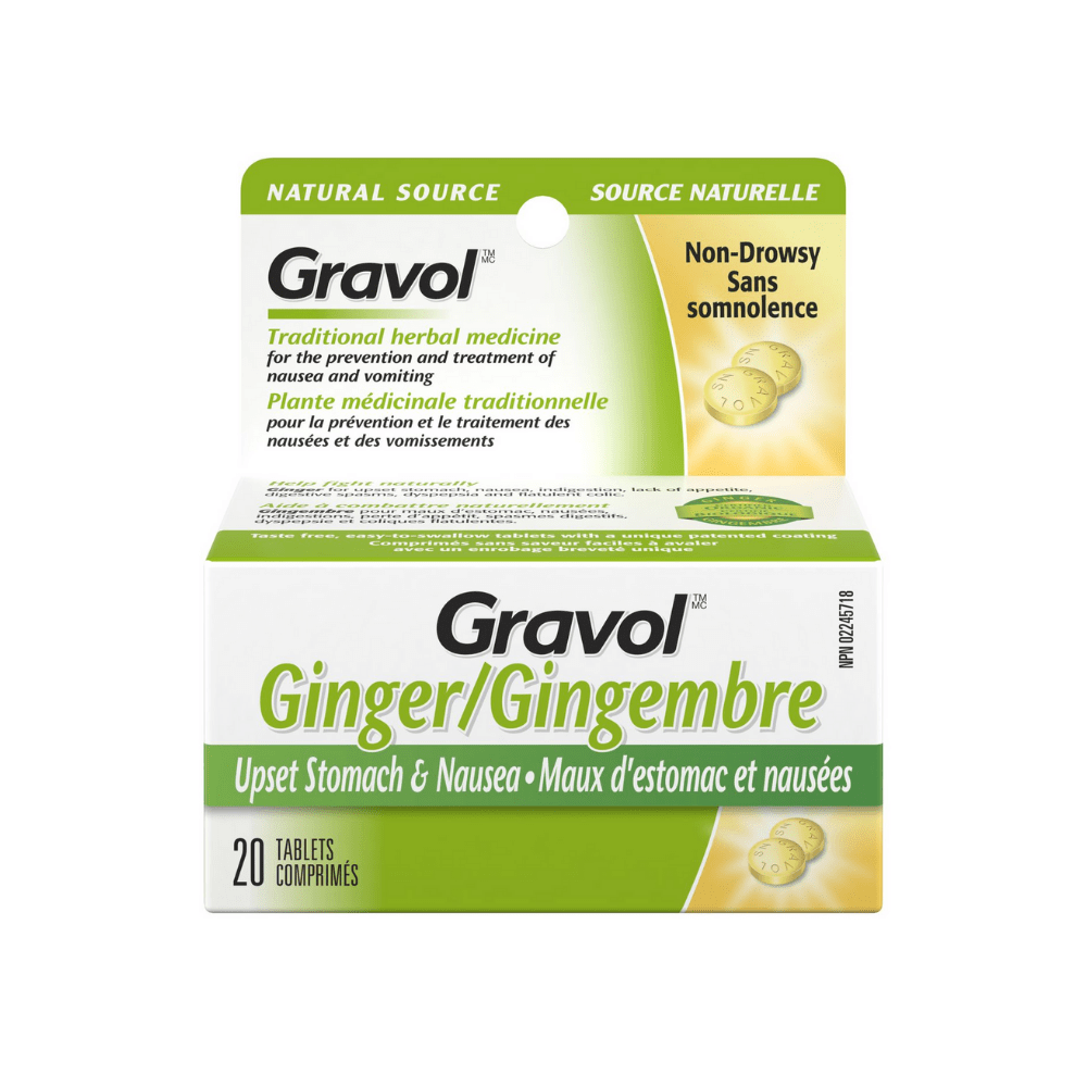 Gravol™ Natural Source Ginger Tablets - DrugSmart Pharmacy