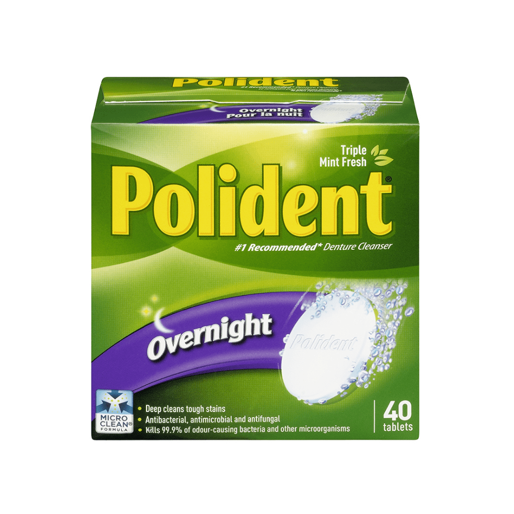 Polident® Overnight Denture Cleanser - DrugSmart Pharmacy