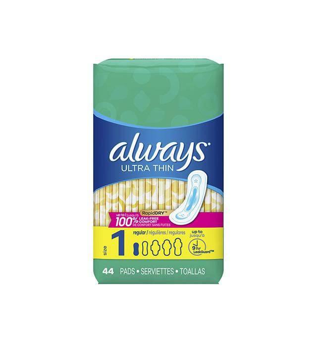 Always® Ultra Thin Regular Pads - DrugSmart Pharmacy